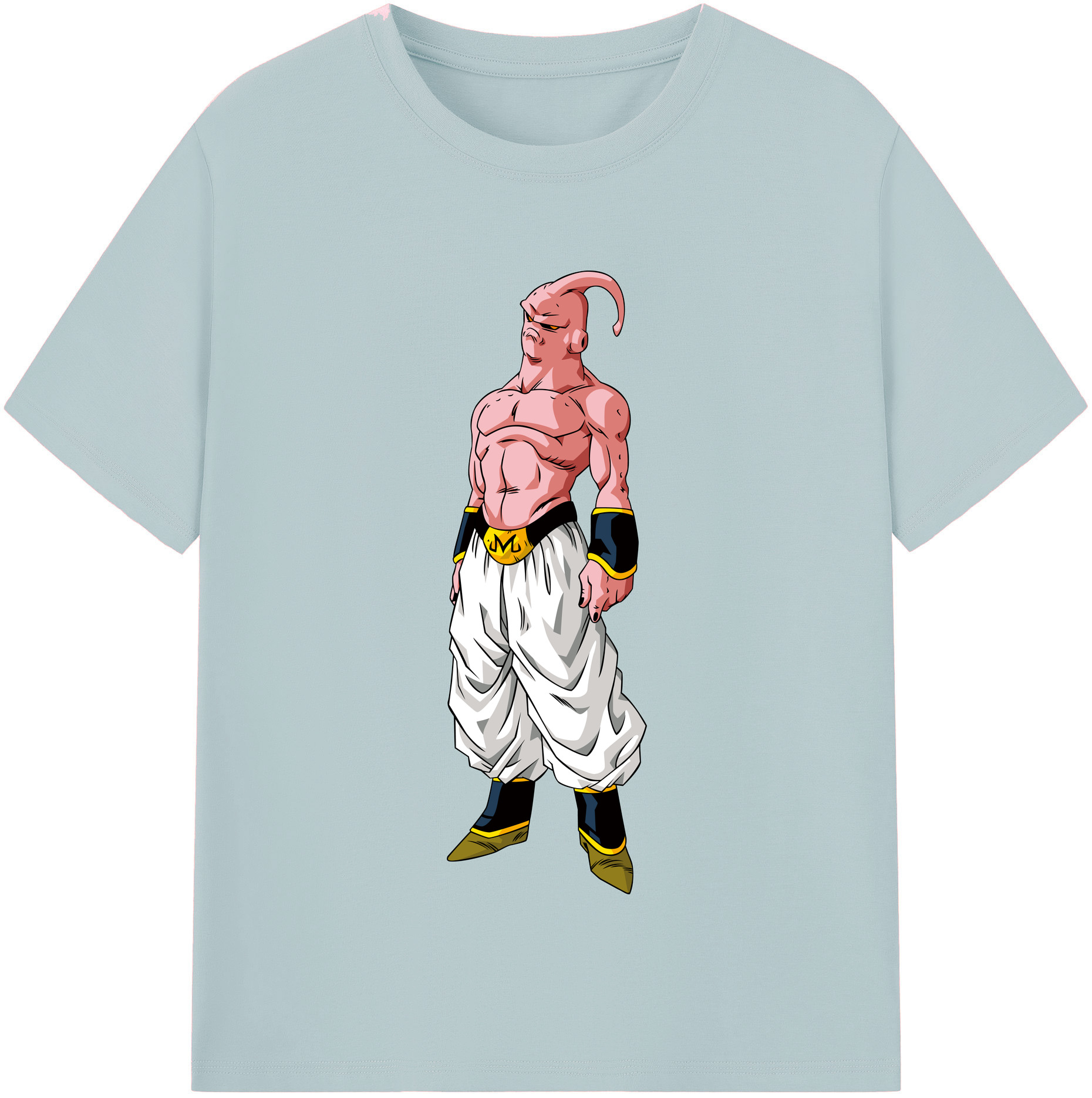 （画像用） ドラゴンボール 魔人ブウ DRAGON BALL Majin Buu 綿100％半袖Tシャツ（フロントプリント）